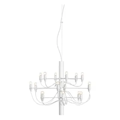 Flos - Lustre 2097 - Blanc - Fer - Designer Gino Sarfatti