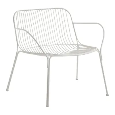 Kartell - Fauteuil bas HiRay - Blanc - Acier galvanisé peint - Designer Ludovica & Roberto Palom