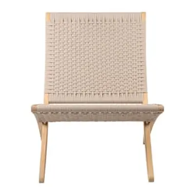 CARL HANSEN & SON - Fauteuil pliable Morten Gottler - Beige - Teck massif FSC - Designer Morten 