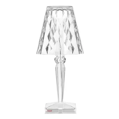 Kartell - Lampe extérieur sans fil rechargeable Battery - Transparent - PMMA - Designer Ferrucci