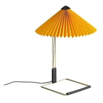 Hay - Lampe de table Matin - Jaune - Coton plissé - Designer Inga Sempé