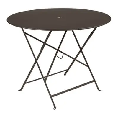 Fermob - Table ronde Bistro - Marron - Acier laqué - Designer Studio Fermob