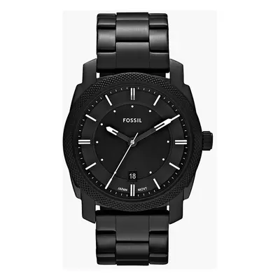 Fossil Montre Machine en acier inoxydable noir - Noir