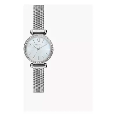 Fossil Outlet Montre Tillie Mini à trois aiguilles en maille milanaise inoxydable - Argenté