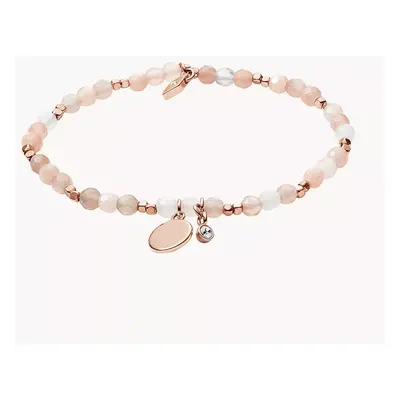 Fossil Bracelet en pierre de lune - Nude