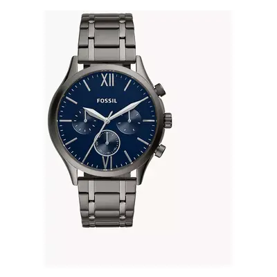 Fossil Montre Fenmore multifonction en acier inoxydable anthracite - Anthracite