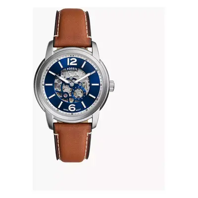 Fossil Montre Fossil Heritage automatique en cuir marron - Marron