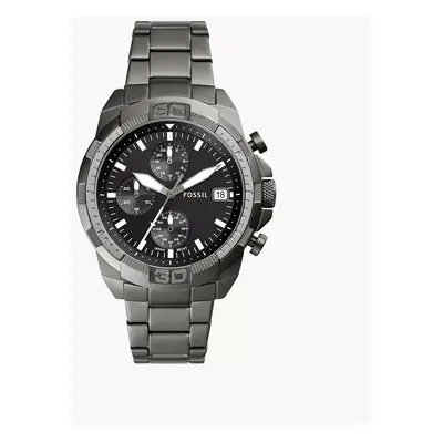 Fossil Montre Bronson chronographe en acier inoxydable anthracite - Anthracite