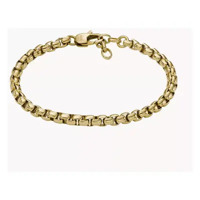 Fossil Bracelet chaîne Ellis Core Chains en acier inoxydable doré - Doré