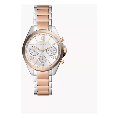 Fossil Montre Modern Courier chronographe en acier inoxydable bicolore - Doré rose Argenté