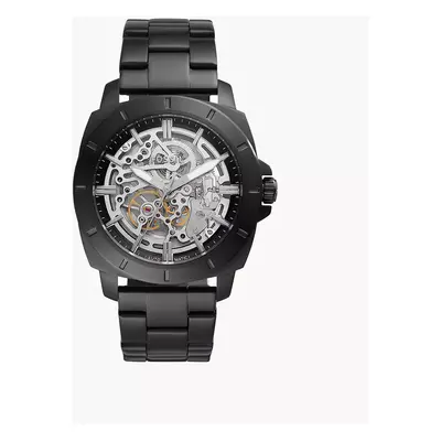 Fossil Montre mécanique Privateer Sport en acier inoxydable noir - Noir