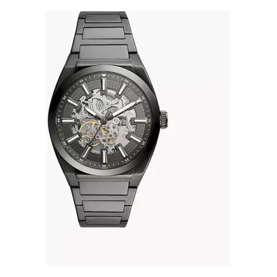 Fossil Montre Everett automatique en acier inoxydable anthracite - Anthracite