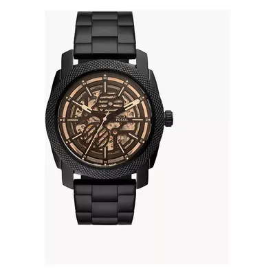 Fossil Montre Machine automatique en acier inoxydable noir - Noir