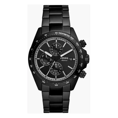 Fossil Montre Autocross multifonction en acier inoxydable noir - Noir