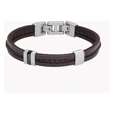 Fossil Bracelet Leather Essentials en cuir brun - Marron