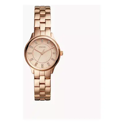 Fossil Montre Modern Sophisticate à trois aiguilles en acier inoxydable doré rose - Doré rose