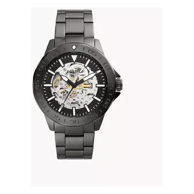 Fossil Montre Bannon automatique en acier inoxydable anthracite - Anthracite