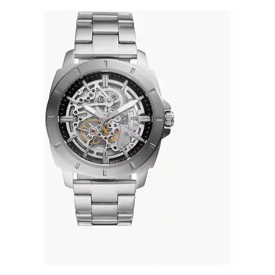 Fossil Montre mécanique Privateer Sport en acier inoxydable - Argenté