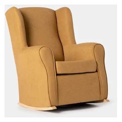 Fauteuil d'allaitement moutarde Lily