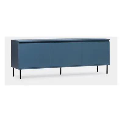 Meuble TV 160 bleu de style industriel Esben