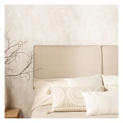 Tête de lit tapissée pour lits de 135, 150 et 160 couleur beige Ayari