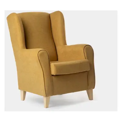 Fauteuil de lecture moutarde Isabela