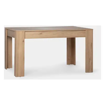 Table de salle à manger rectangulaire extensible 140/200 effet bois Selin