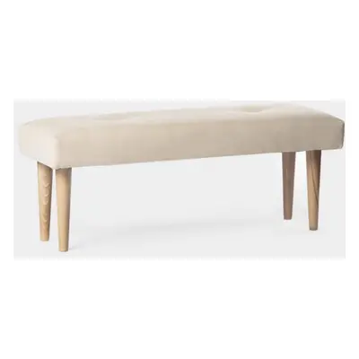 Banc tapissée beige Fiore