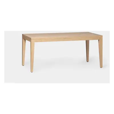 Table basse en placage naturel et bois massif Mara