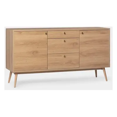 Buffet en bois de couleur naturelle Arian