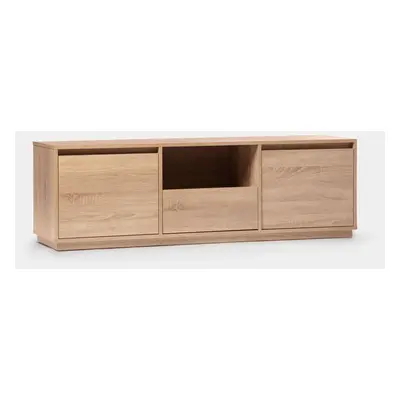 Meuble TV 150 en bois couleur naturelle Oslo