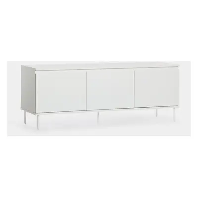 Meuble TV 160 blanc de style moderne Esben