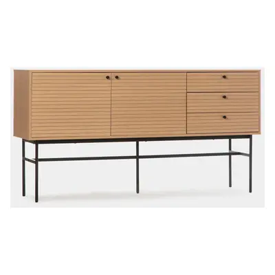 Buffet de style industriel effet bois Bremen