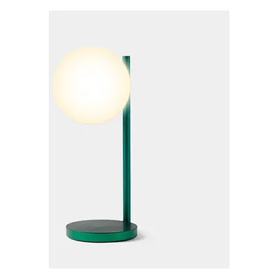 Lampe de bureau avec chargeur à induction intégré Bubble Lamp Vert Sombre Lexon