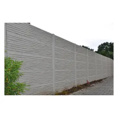 Clôture béton Tilestone double face 200x200cm