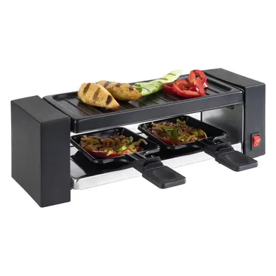 Korona mini Appareil à raclette voyant lumineux, revêtement anti-adhésif, fonction grill