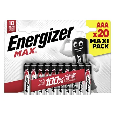 Pile LR3 (AAA) alcaline(s) Energizer Max 1.5 V 20 pc(s)