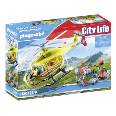 Playmobil® City Life Hélicoptère de sauvetage 71203