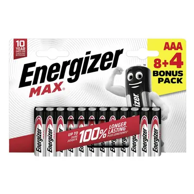 Pile LR3 (AAA) alcaline(s) Energizer Max 1.5 V 12 pc(s)