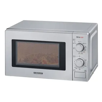 Severin MW 7900 Micro-ondes argent 700 W fonction grill, fonction minuteur