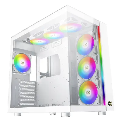 Tour midi Xigmatek AQUA Ultra Arctic Boîtier PC blanc