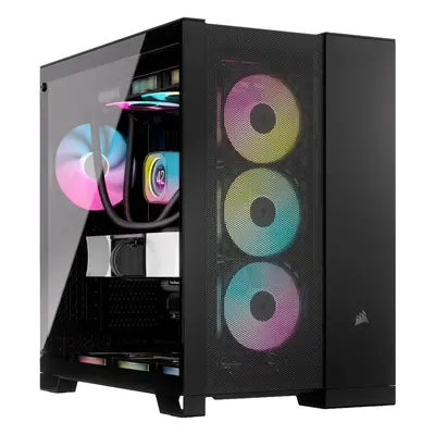 Tour midi Corsair 6500D AIRFLOW Boîtier PC noir fenêtre latérale