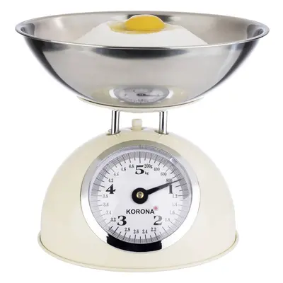 Korona PAUL Balance de cuisine avec récipient de mesure Plage de pesée (max.)=5 kg crème