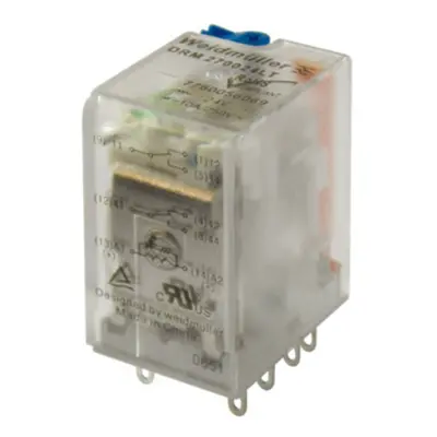 Relais enfichable Weidmüller DRM270110LT/2CO/110V DC 7760056071 110 V/DC 10 A 2 inverseurs (RT) 