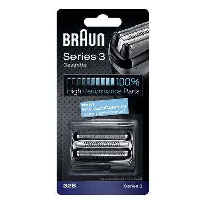 Tête de rasoir Braun 32B noir