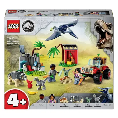 76963 LEGO® JURASSIC WORLD™ Centre de secours pour les bébés-Dinos