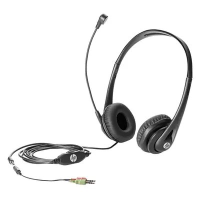 HP Business V2 ordinateur Micro-casque supra-auriculaire filaire noir Suppression du bruit du mi