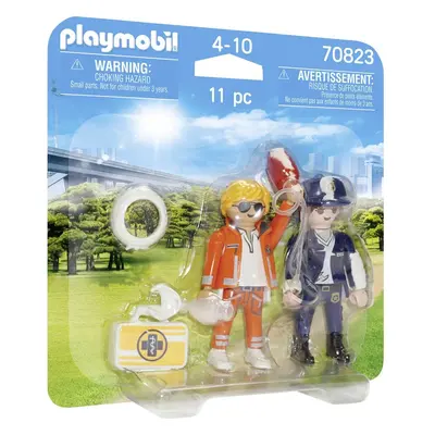 Playmobil® Médecin durgence DuoPack et polizimin 70823