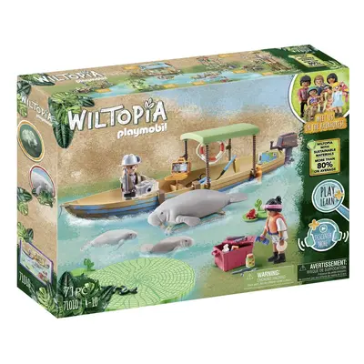 Playmobil® Wiltopia Excursion en bateau à bord des côtes de mer 71010