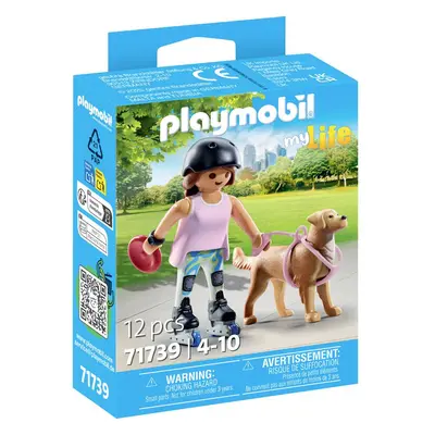 Playmobil® My Life Inlinerin avec Retriever 71739